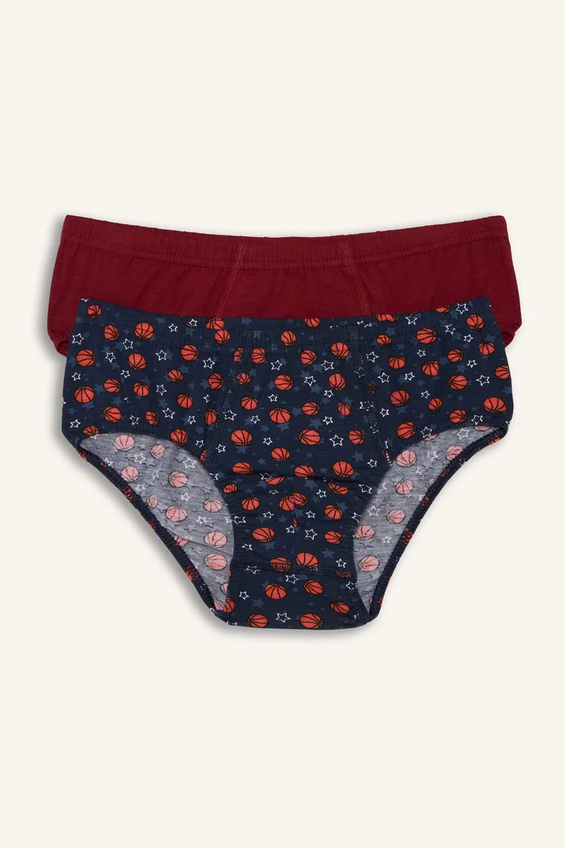 DeFacto Boy Patterned Cotton 2 Piece Panties