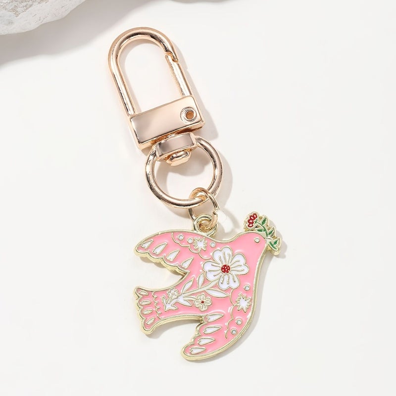 Creative Easy Bird Butterfly Enamel Spring Phone Decoration B4424 Handmade Gift - Image 4