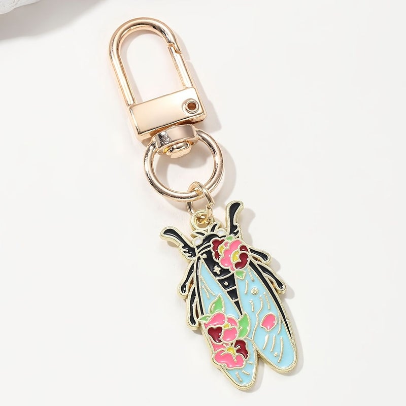 Creative Easy Bird Butterfly Enamel Spring Phone Decoration B4424 Handmade Gift - Image 1