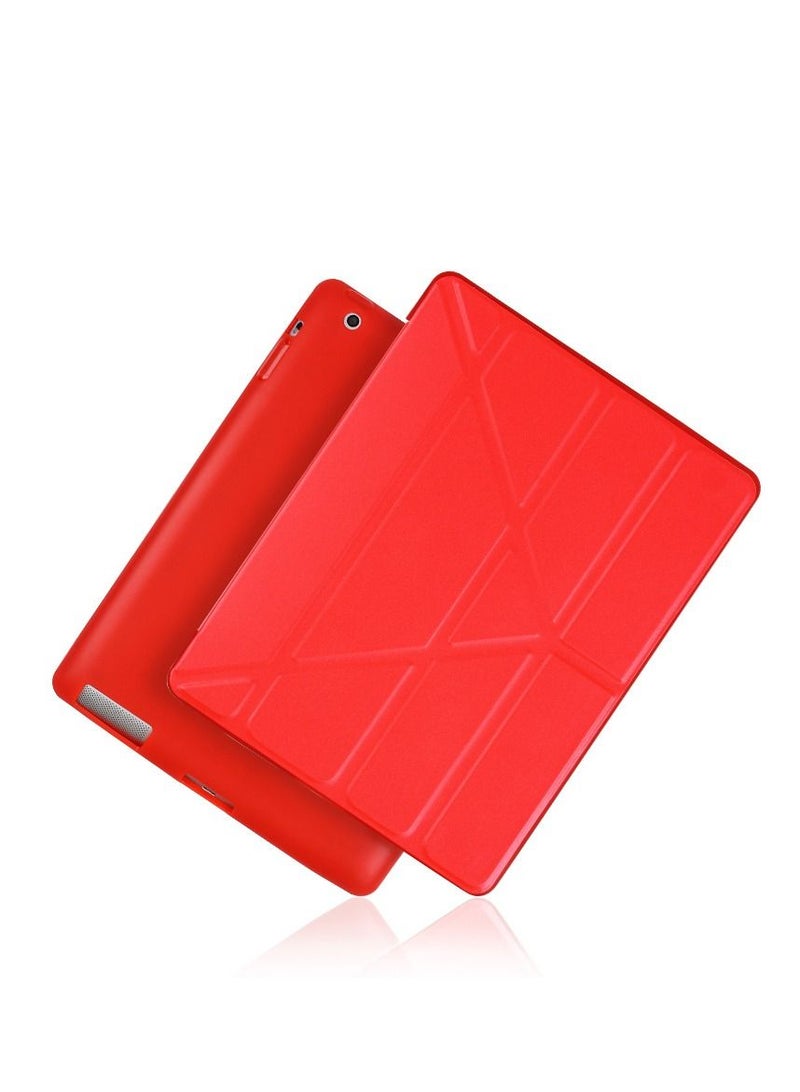 Loquat Red iPad Multi Fold Soft Shell Protective Case