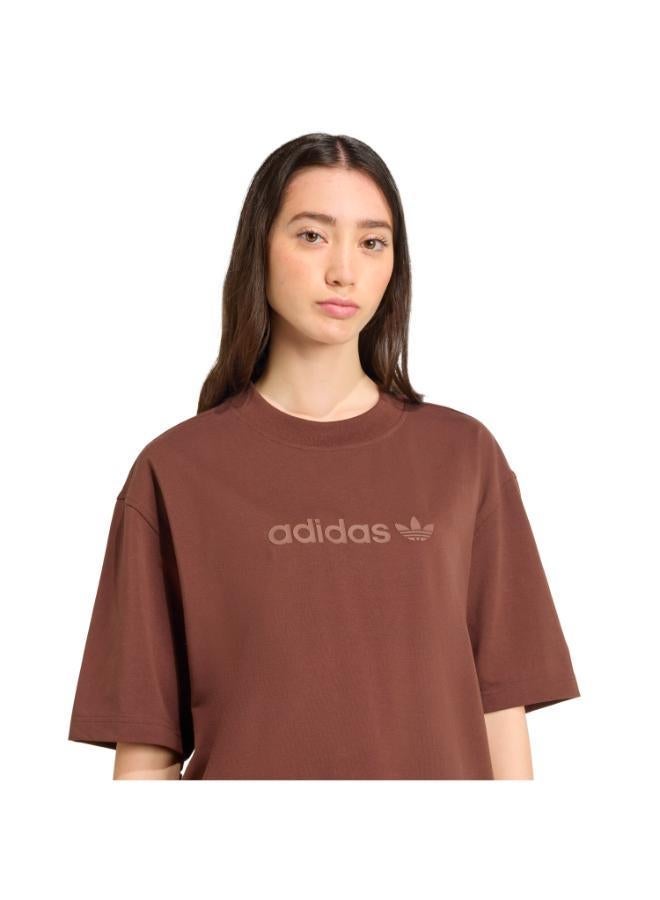 Adidas تي شيرت أساسي قصير الأكمام لون أوبورن - Image 3