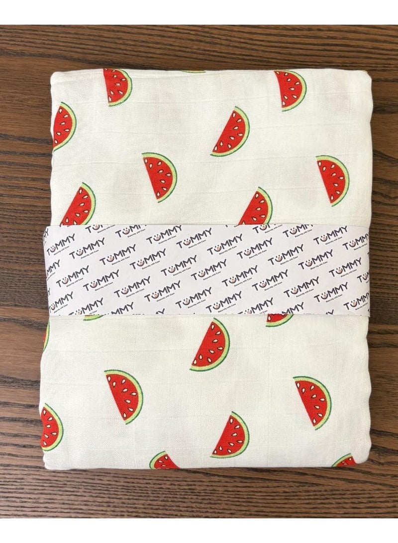 TUMMY Muslin Cotton  Dohar Blanket Crib Cot Light & Soft Summer Ac Blanket babies 0 To 3 Years - Image 4