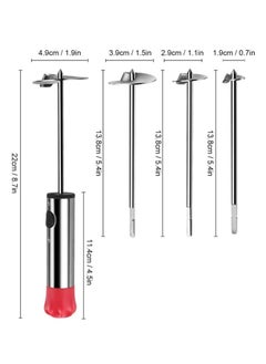 Oasisgalore Vegetable Apple Corer，4 Sizes Veggie Corer Drill Fruit Corer for Potato Carrot Pear  - Image 2