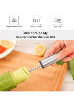 Oasisgalore Vegetable Apple Corer，4 Sizes Veggie Corer Drill Fruit Corer for Potato Carrot Pear  - Image 3