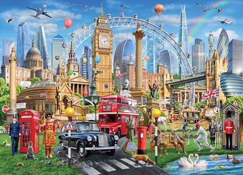 PETER PAUPER PRESS London 500 Piece Jigsaw Puzzle - Image 1