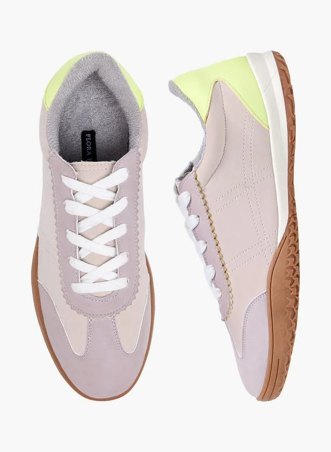 Flora Bella By Shoexpress Women Panelled Lace-Up Sneakers