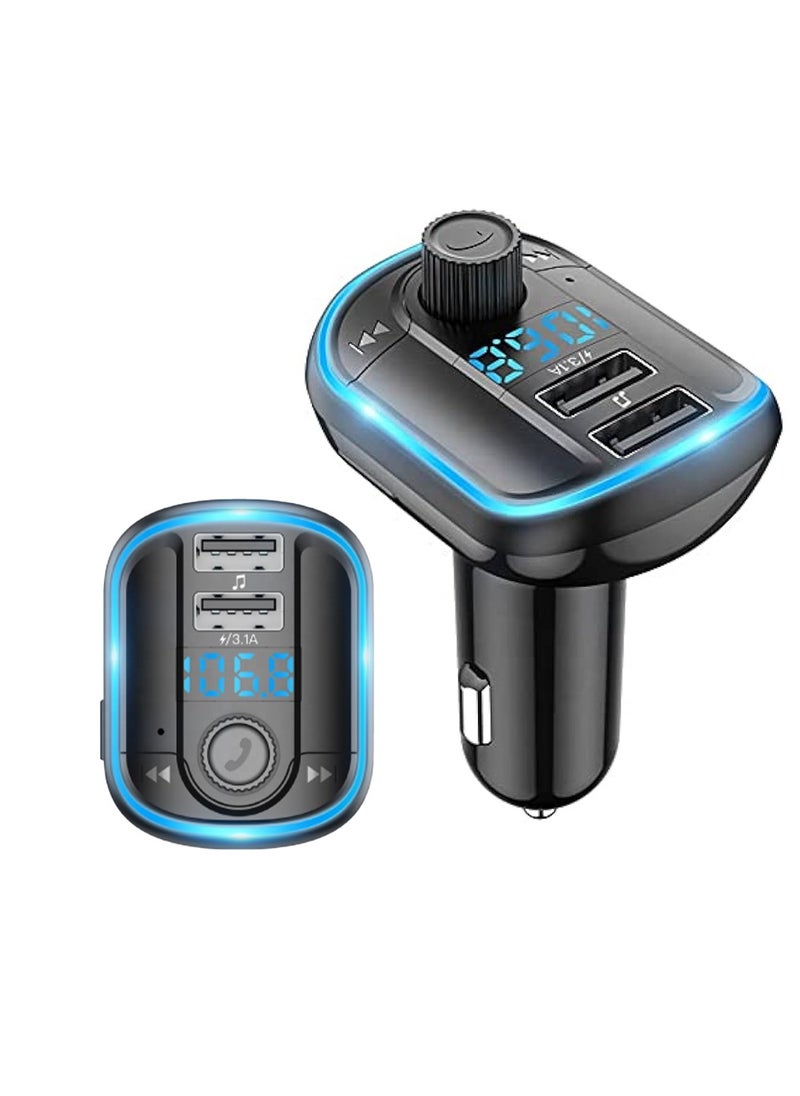 Yesido FM Transmitter 3.1A Dual USB Ports  - Image 2