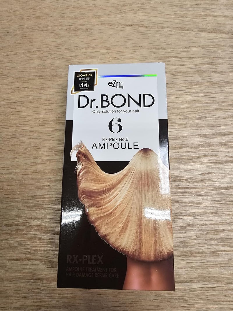 eZn DrBond Ampoule 6second Hair Treatment Damaged Hair Care Rinse Out Moisturizing For Silky Shinykorea 350ml118Floz - Image 1