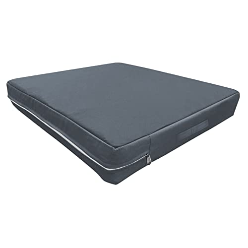 ANANMEI Dog Bed Cover for 36 L 27 W 3 H 600D Oxford Waterproof with Zipper and Carry Handle Washable Cover Only Gray - Image 1