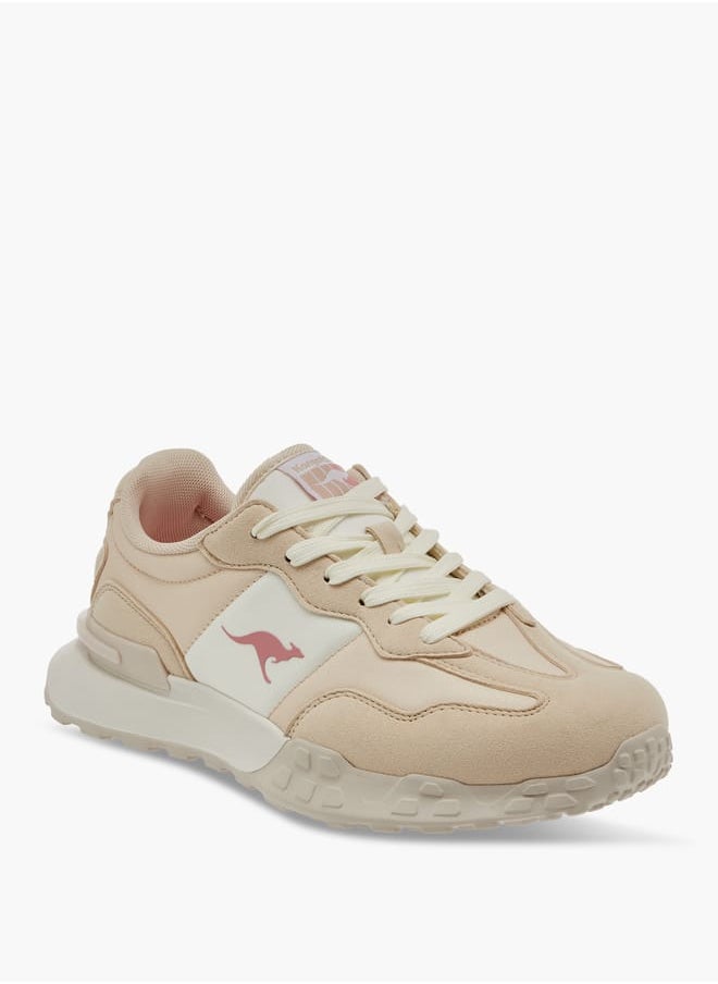 kangaROOS Women's Textured Sports Shoes With Lace-Up Closure  - Image 2