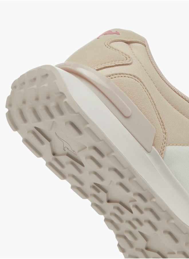 kangaROOS Women's Textured Sports Shoes With Lace-Up Closure  - Image 5
