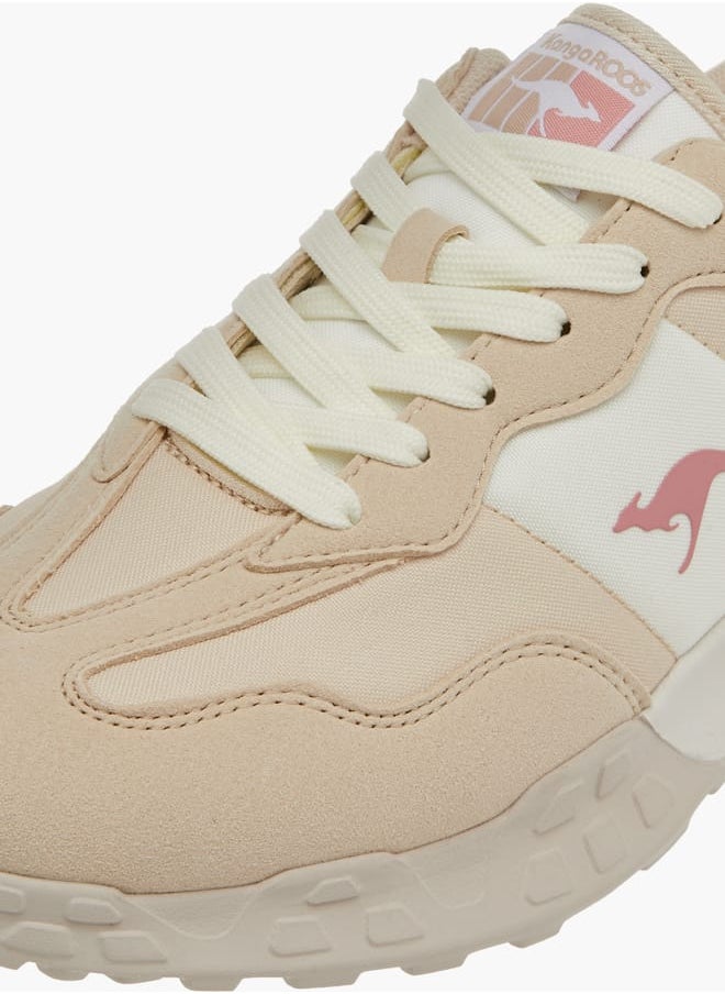 kangaROOS Women's Textured Sports Shoes With Lace-Up Closure  - Image 4
