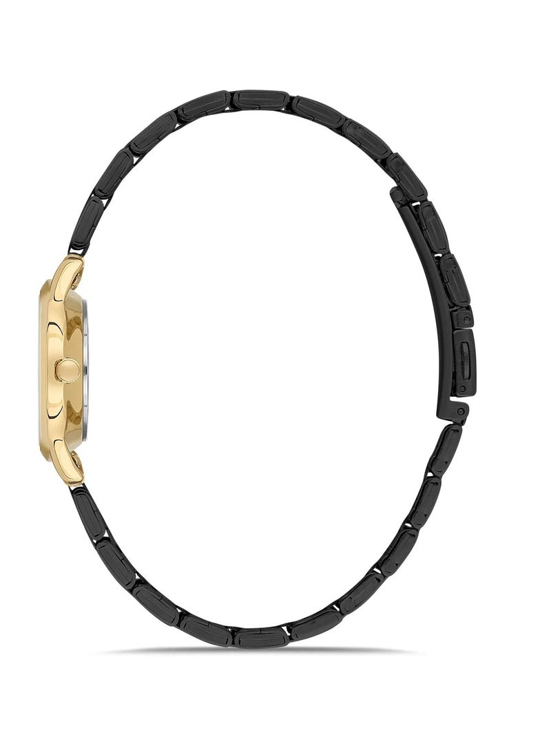 OMAX - Omax Women's Luxury Wrist Watch, Watches for Women, Stainless Watches, Stainless Band, Gold Round Dial, Waterproof Watch, 1 Year Warranty - Image 1