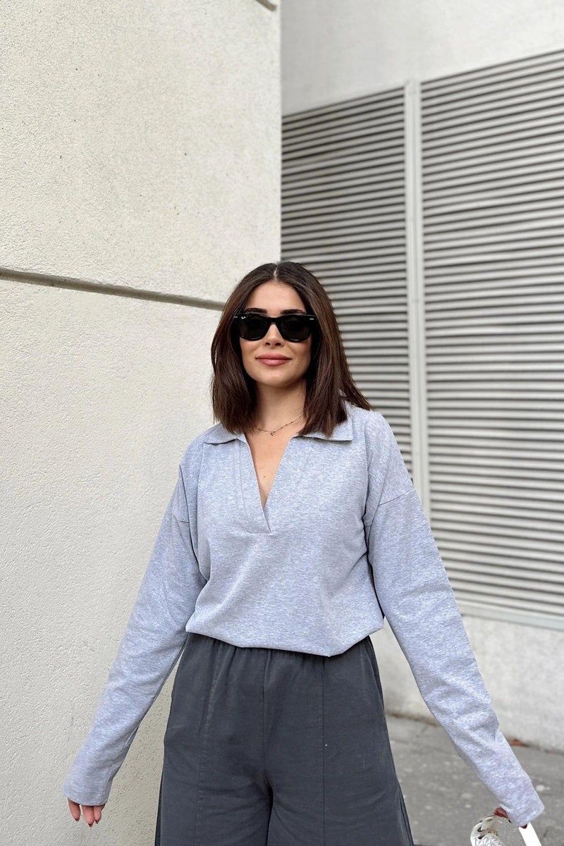 Weshaya Blouse Women Grey - Image 3