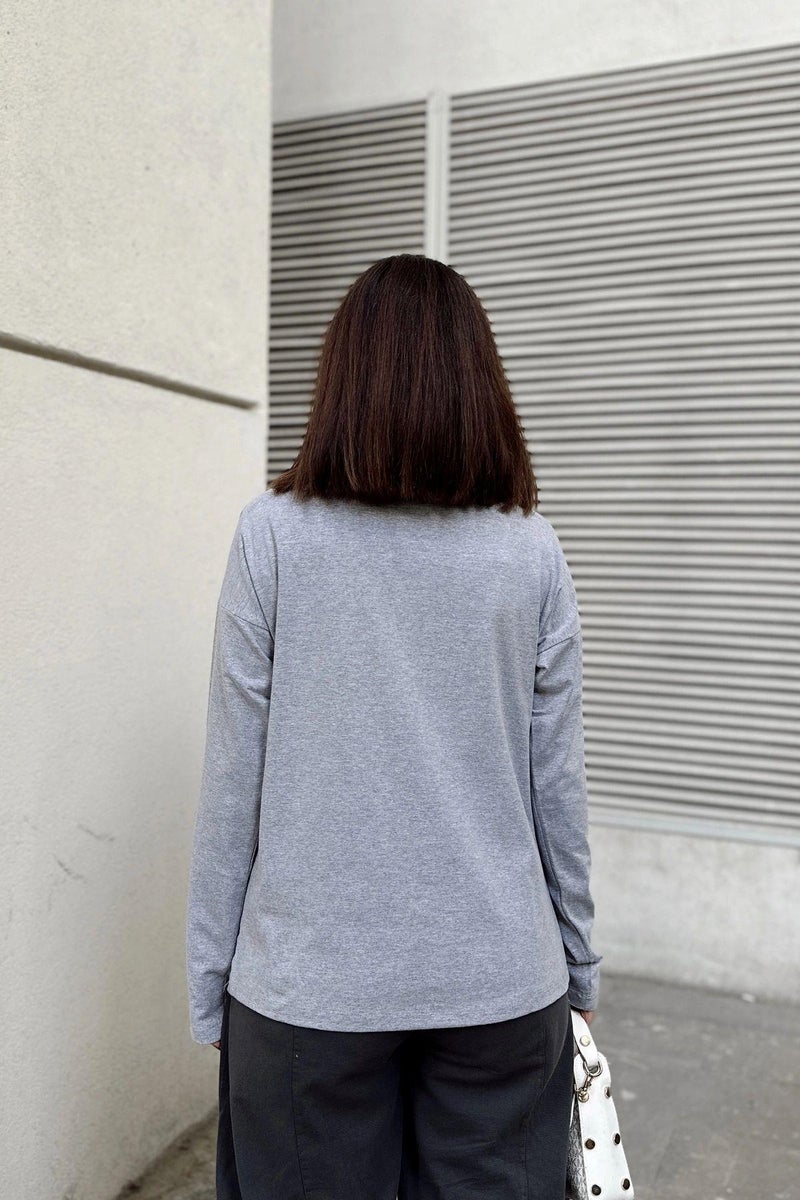 Weshaya Blouse Women Grey - Image 2
