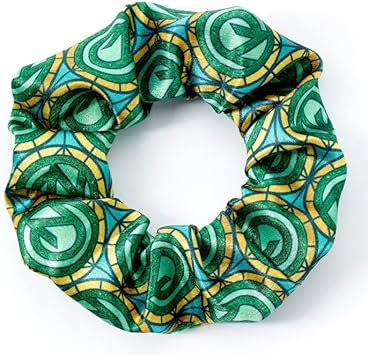 Wicked Oz Logo Hair Scrunchie Green - Image 1
