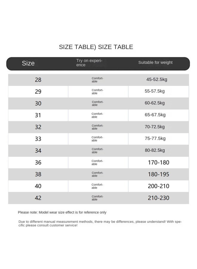 FOLUNSI Classic Versatile】men's Fashion Casual Pants - Straight-leg Dress Pants With Elastic Waist, Plus Size Trousers For Men - Image 5