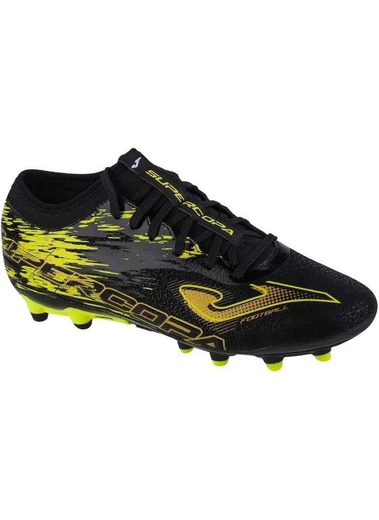 جوما Supercopa 2301 Black Lemon Fluor Firm Ground Men's Black Football Boots SUPW2301FG