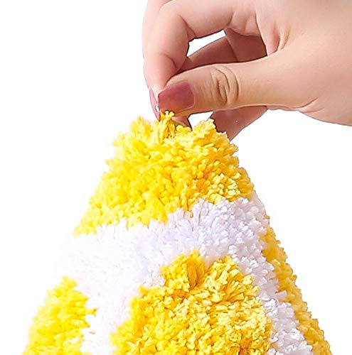 HYST Rainbow/Lemon Rug Carpet Water Absorption Non-Slip Bedroom Bathroom Door Mat (Lemon S) - Image 3