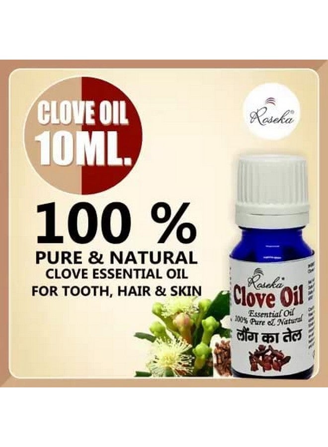 Roseka Clove Oil Essential Oil 100% Pure & Natural Therapeutic Grade, for Teeth, Hair, Skin 30ml (Clove Oil, Pack of -3) - Image 3
