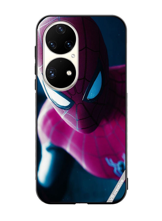 VR CREATIVE Protective Case Cover For Huawei P50 Pro Spiderman Design Multicolour - Image 1