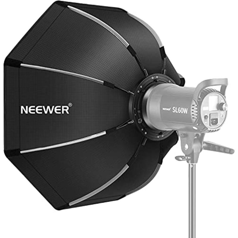 NEEWER 26''/65cm Octagonal Softbox Quick Release, with Bowens Mount, Carrying Bag Compatible with Neewer CB60 CB100 CB150 Vision 4 S101-300W/400W and Other Bowens Mount Light -SF-RPBO26 - Image 1