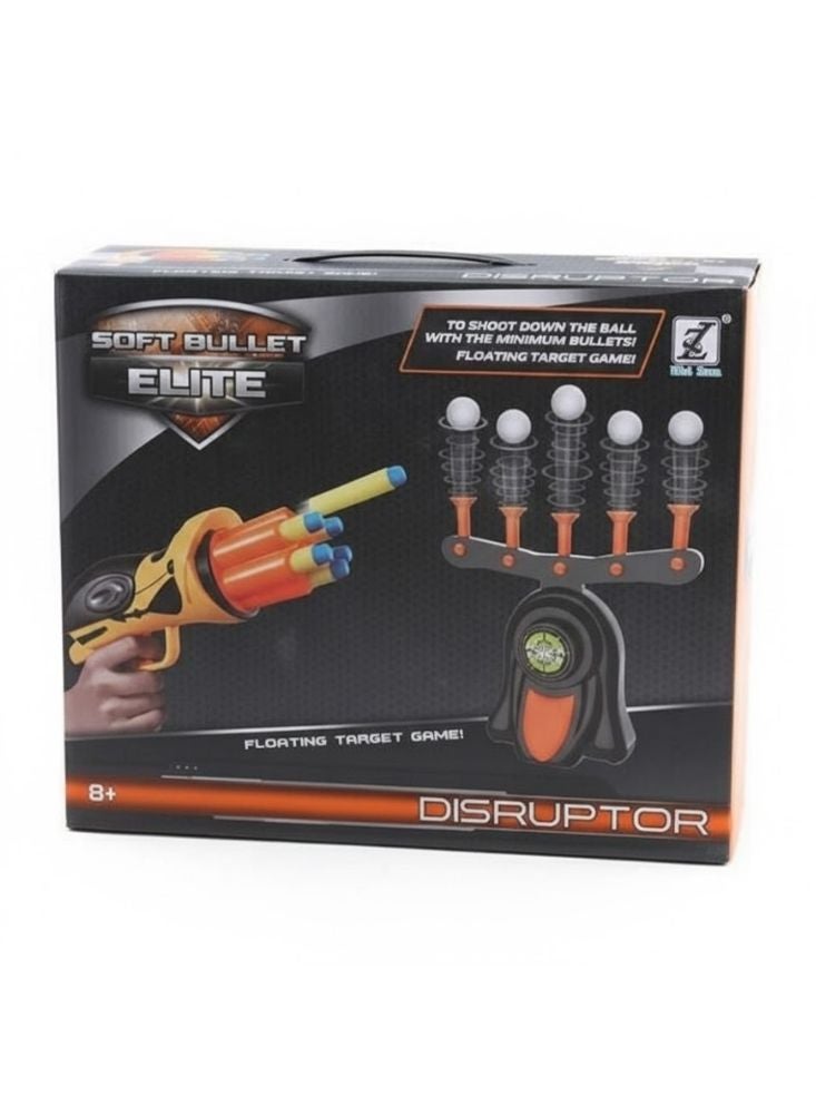 بريميم لعبة مسدس كرات إسفنجية للأطفال - لعبة إطلاق رصاصات ناعمة مع حامل هدف للعب الداخلي - Image 2