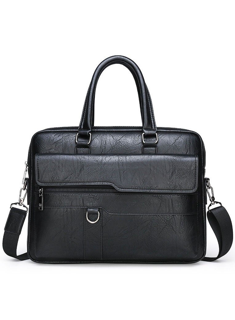 TAPIT Mens Messenger Bag Leather 15 Inches Laptop Briefcase Large Laptop Bag Satchel Crossbody Bag - Image 1