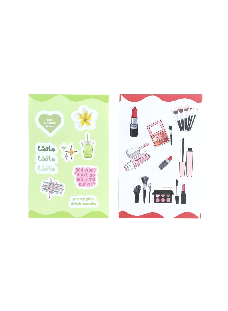 HASSM A set of stickers containing different designs - Image 1