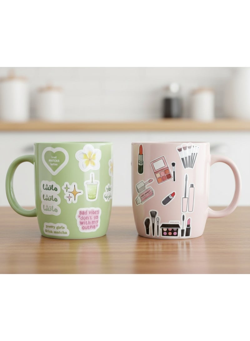 HASSM A set of stickers containing different designs - Image 2