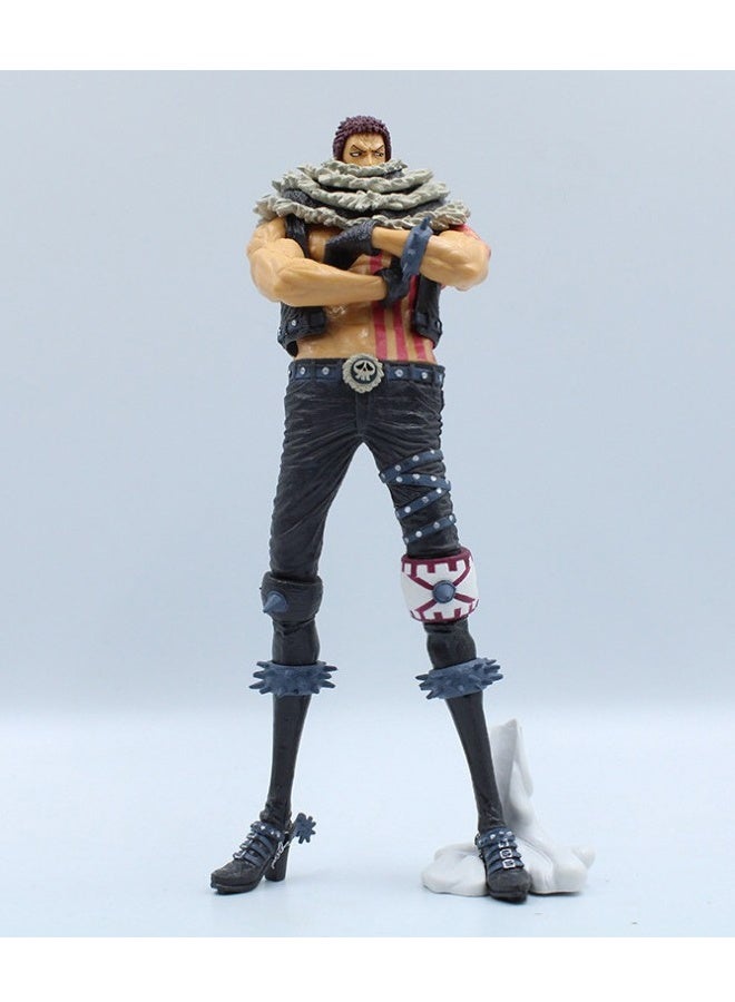 One Piece Charlotte Katakuri Figure - 25cm Large-Scale Detailed PVC Statue, Anime Collectible of Big Mom Pirates' Sweet Commander, Perfect for One Piece Fans, Display & Gift - Image 1