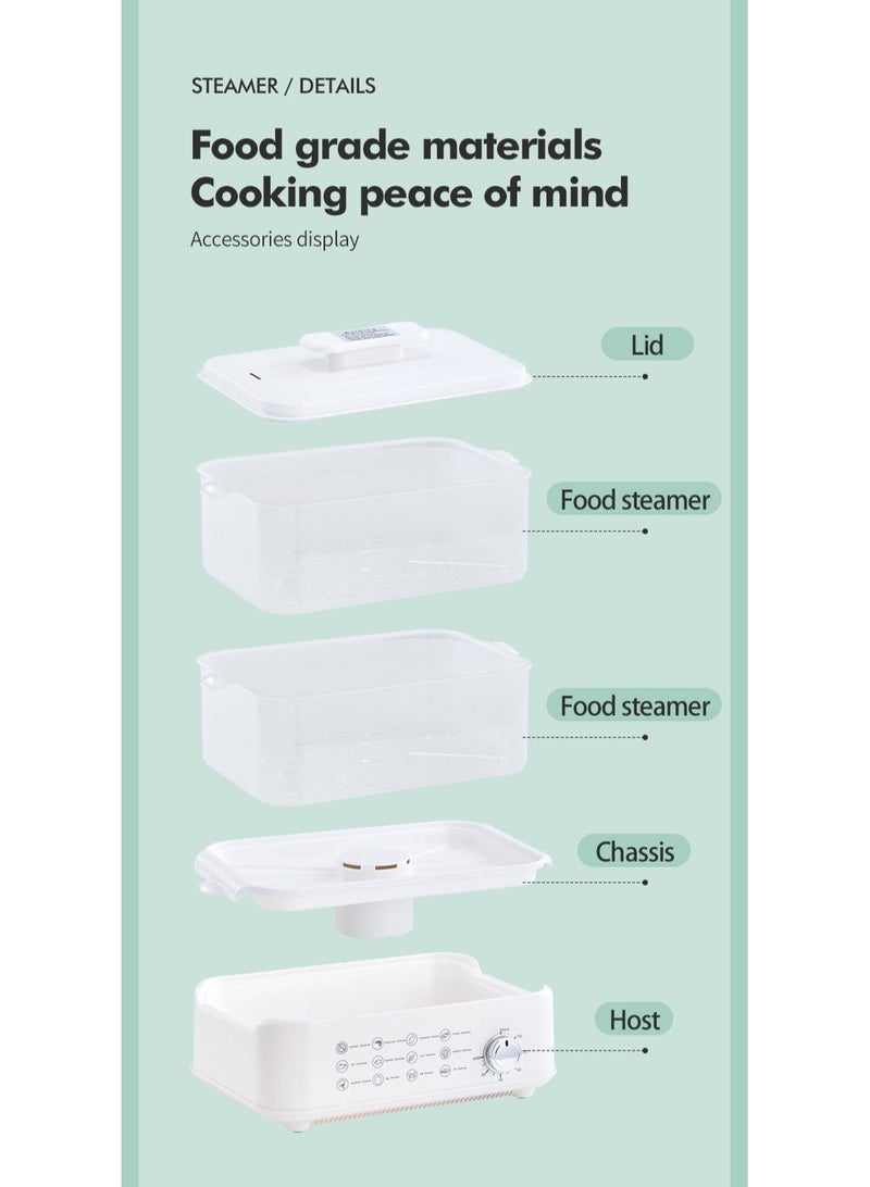 Multi Purpose Kitchen Digital Smart Warmer Cooker Electric Food Steamers  - Image 5