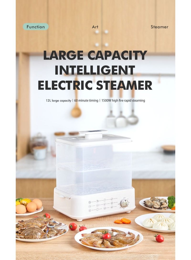 Multi Purpose Kitchen Digital Smart Warmer Cooker Electric Food Steamers  - Image 4