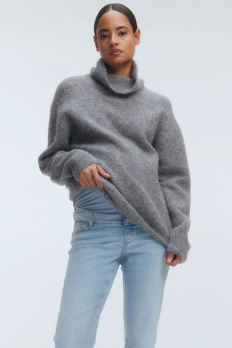 H&M MAMA Slim Ankle Jeans