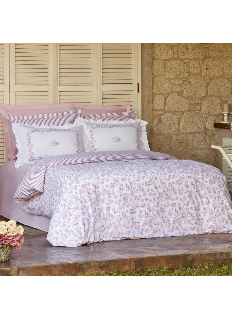 Karaca Home Versay Double Percale Duvet Cover Set Blue