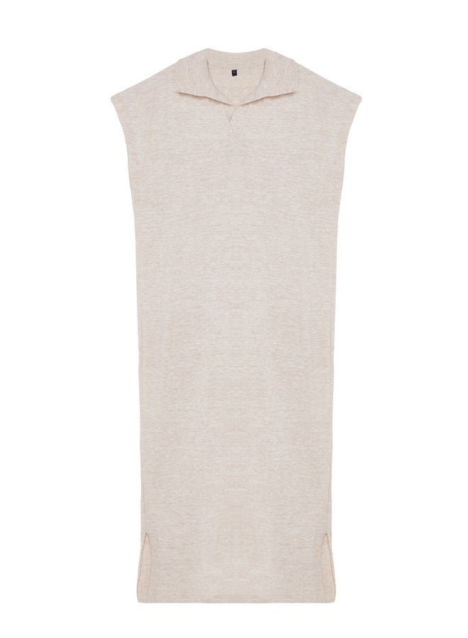 trendyol Stone Long Knitwear Sweater Dress - Image 5