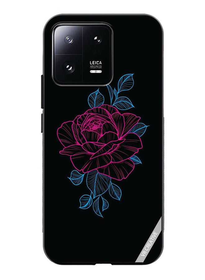 VR CREATIVE Protective Case Cover For Xiaomi 13 Rose Design Multicolour - Image 1