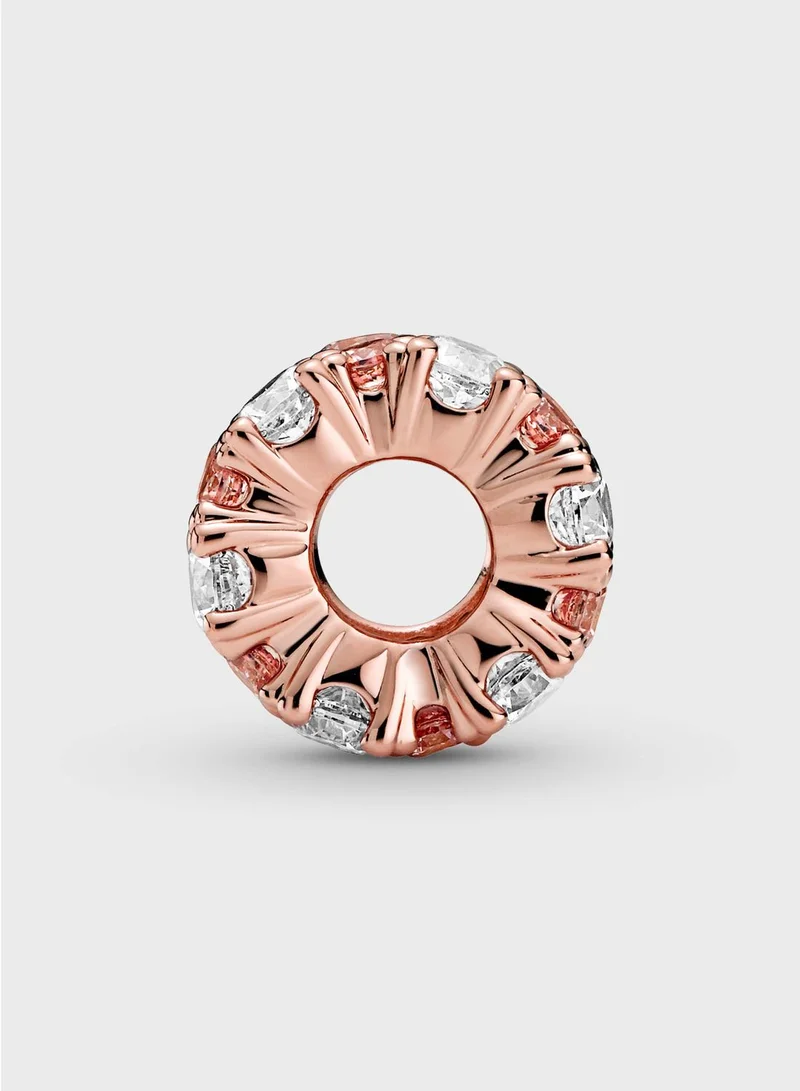 PANDORA Pink & Clear Sparkle Charm