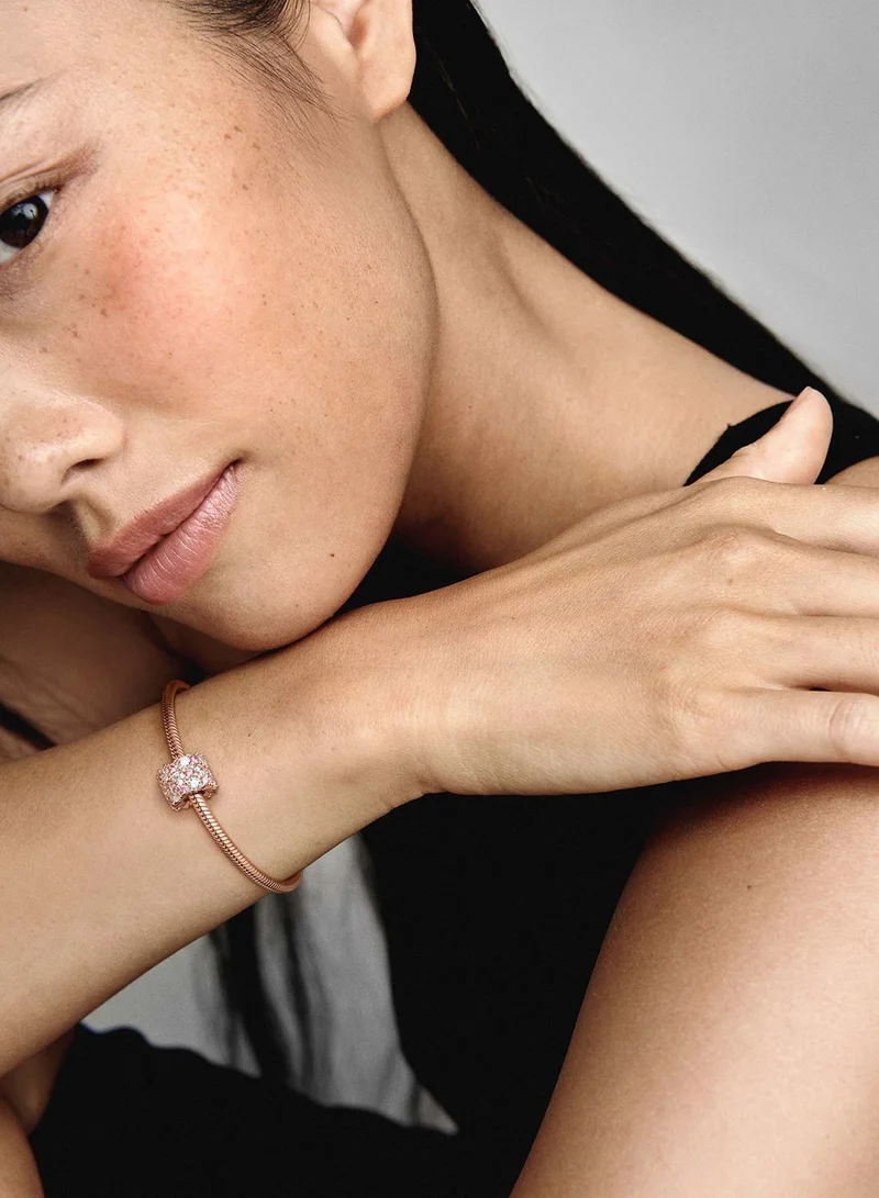 PANDORA Pink & Clear Sparkle Charm