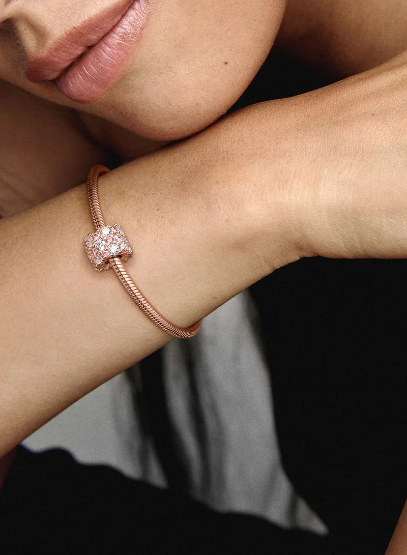 PANDORA Pink & Clear Sparkle Charm