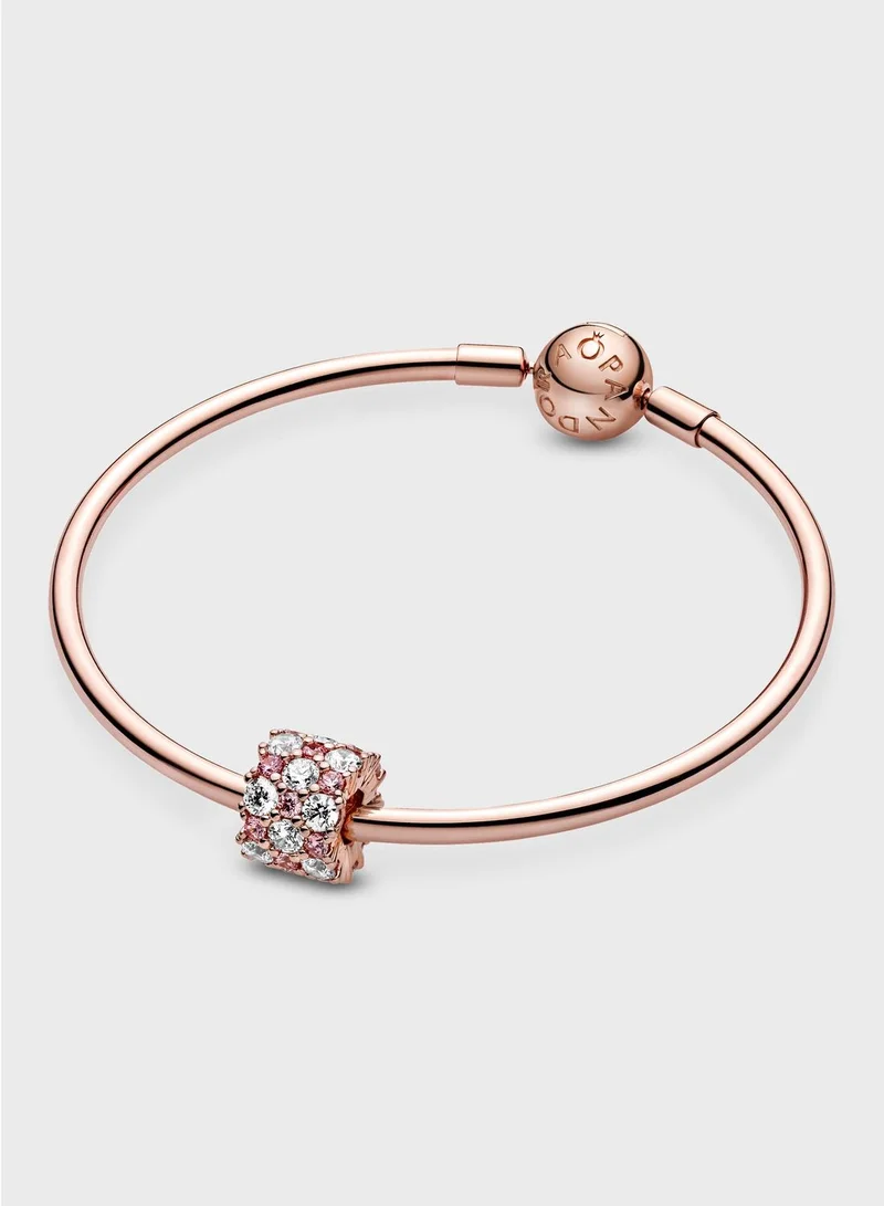 PANDORA Pink & Clear Sparkle Charm