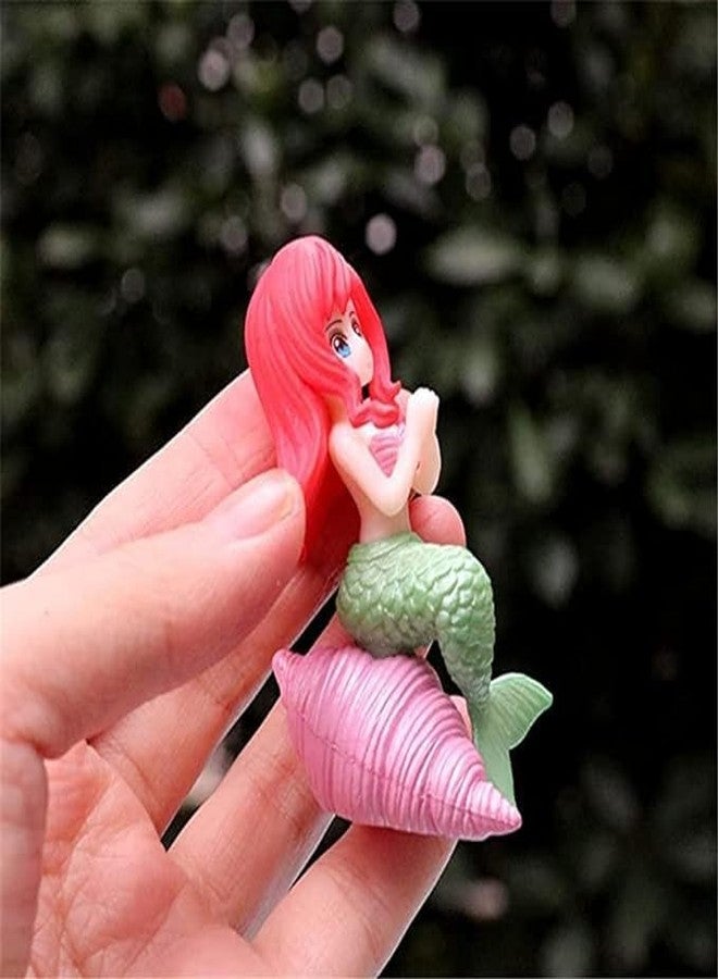 Mistletoe Pack of 2 Aquarium Tiny Mermaid Miniature Garden Decor, Home Decor, Best for Planted Fish Tank, Desk, Terrarium, Cake and Indoor DIY Decorations Any Shape Multi Colour (2 Pcs Any Mermaid) - Image 3