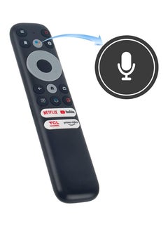 ICS Replacement Voice Remote Control For TCL Mini-LED QLED 4K UHD Smart TVs With Netflix, Youtube And Prime Video, Black  - Image 4