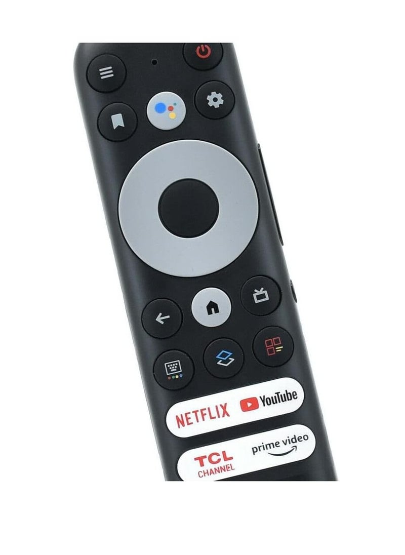 ICS - Replacement Voice Remote Control For TCL Mini-LED QLED 4K UHD Smart TVs With Netflix, Youtube And Prime Video, Black - Image 1