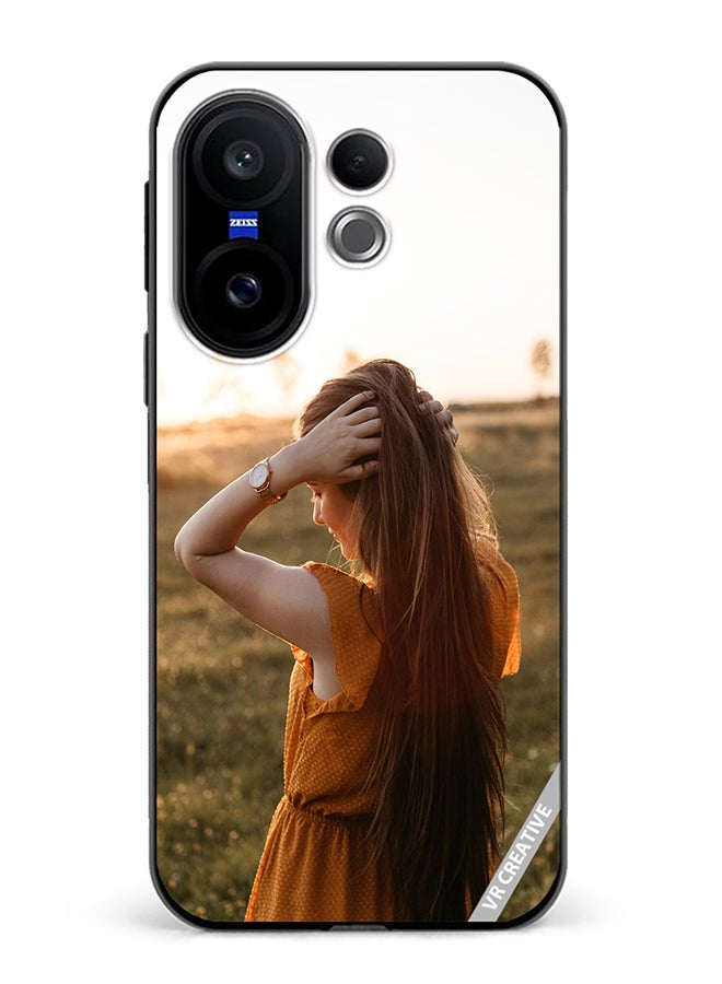 Protective Case Cover For Vivo X200 FE Sunset Girl Design Multicolour