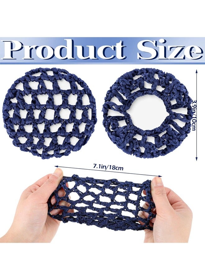 غطاء كعكة الشعر، 3 قطع من شبكات شعر كعكة الباليه القابلة لإعادة الاستخدام، 3 ألوان قياسية لتغطية كعكة الشعر، إكسسوارات الشعر لرقص الباليه والتزلج على اليوغا والرياضة - Image 3