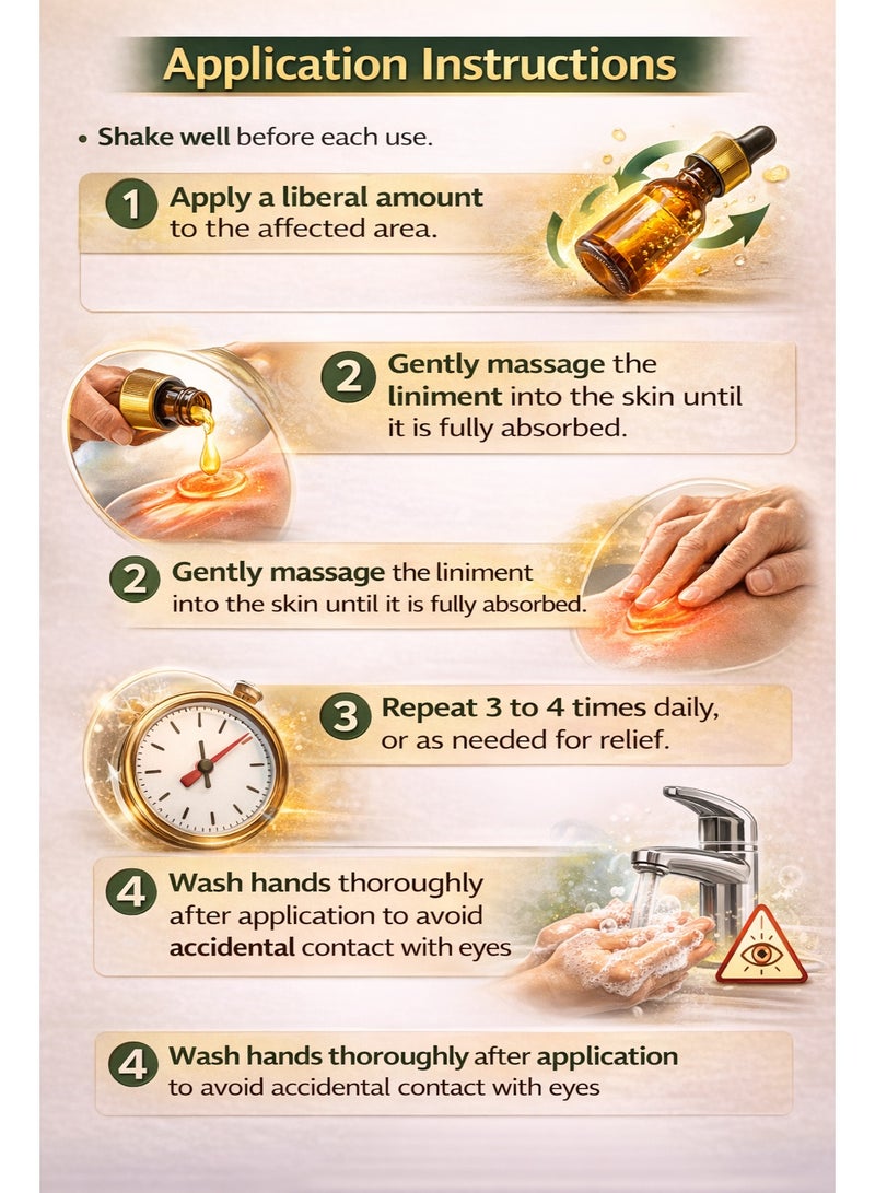 أوميغا مسكن آلام لينمنت 60 مل | تخفيف سريع لآلام العضلات والمفاصل - Image 5