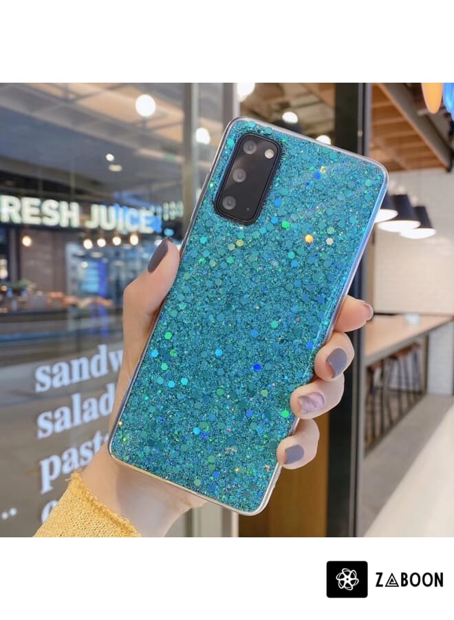 Zaboon Protective Case Cover For Samsung Galaxy A81 / Note 10 Lite Glitter Sequins Epoxy TPU - Image 1
