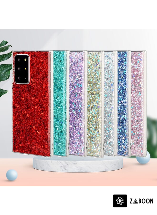 Zaboon Protective Case Cover For Samsung Galaxy A81 / Note 10 Lite Glitter Sequins Epoxy TPU - Image 2