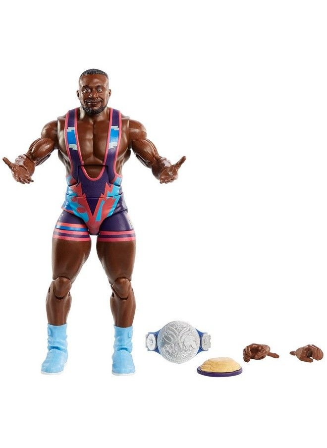WWE - Big E Elite Series 79 Deluxe Action Figure With Realistic Facial Detailing Iconic Ring Gear & Accessories - Image 1